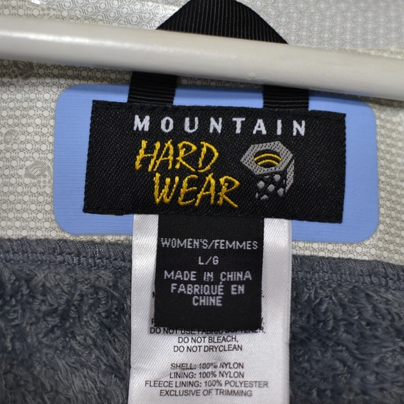 Beauty Mountain Hardwear Descent DT Hybrid Fleece Lined Light Blue Ski Jacket L - Picture 4 of 15